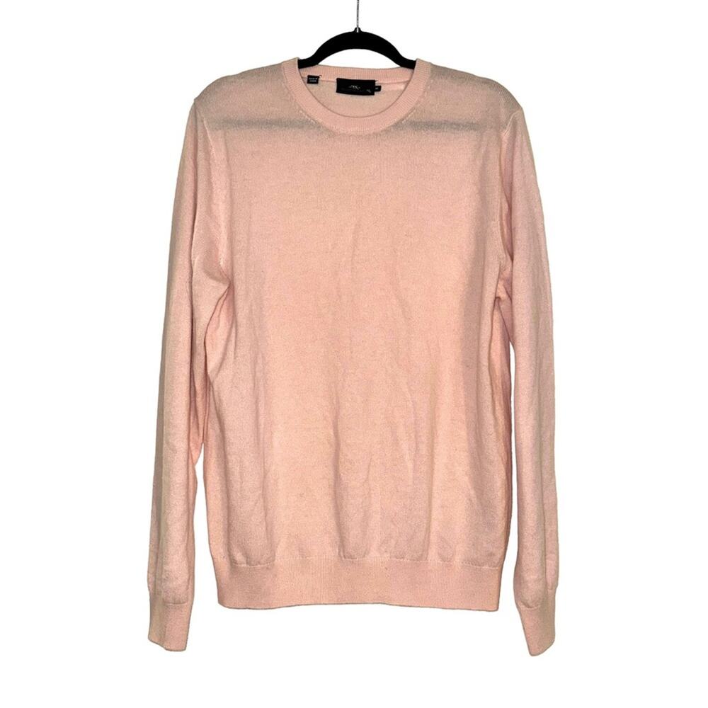 NWOT Rodd & Gunn Pink Merino Wool Cashmere Crew Neck Knit Sweater MEDIUM